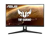 ASUS TUF Gaming VG27VH1B Gaming Monitor –27 inch Full HD (1920x1080), 165Hz (above 144Hz), Extreme Low Motion Blur, Adaptive-sync, FreeSync Premium, 1ms (MPRT), Curved