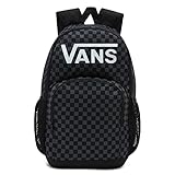 Vans Unisex Alumni Pack 5 Printed Backpack, Black Checkered, One Size