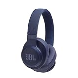 JBL LIVE 500BT - Auriculares Inalámbricos con Bluetooth, asistente de voz integrado, sonido Pure Bass con Tecnologías TalkThru y AmbientAware, hasta 30h de música, azul
