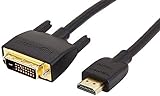 Cable adaptador de Amazon Basics 2.0 HDMI a DVI negro - 1.83m (no para conectar a puertos SCART o VGA)