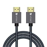 iVANKY Cable HDMI 4K Ultra HD 3 Metros, Cable HDMI 2.0 18Gbps, Compatible con 4K@60HZ, Ultra HD, 3D, Full HD 1080p, HDR, ARC, Alta Velocidad con Ethernet, PC, Xbox PS3/4, BLU-Ray, Xbox, HDTV - Negro