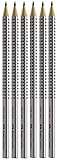 Faber-Castell 2001 - Set de 6 llapis (duresa HB, amb adherència ergonòmica) (117697)