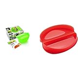 Lékué Book Kit + Steam Case, Green, 3-4 People + Container for cooking French omelettes in the microwave, red color