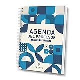 Previs Agenda Teacher School Year 2022 2023 A5 Full Color with Dates, Includes Set of Posits and Bookmarks - Teacher's Notebook - Daily Class Planner and Personal Life.