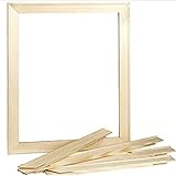 zunbo - Marco de fotos de madera maciza para pared, marco de pintura cuadrado para montaje en pared, mesa, material de montaje incluido, natural (40 x 50 cm)