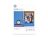 HP Everyday Photo Paper, Q2510A, 100 hojas de papel fotográfico brillante avanzado, compatible con impresoras de inyección de tinta, A4, peso del material de impresión 200 g/m²
