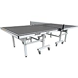 Dione School Sport 600 - Mesa de ping pong compacta para interior (plegable, con ruedas y plegable)