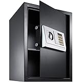 TecTake Caja fuerte electrónica pared safe Caja de Seguridad mini hotel seguro + llave (50x35x34.5cm | No. 400566)