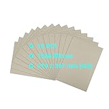 STRBOXONG Cartón gris A4 Greyboard, 15 hojas de cartón reciclado de 1500 micras de grosor, 1,5 mm Cartón de presentación para modelismo artesanal, soporte de montaje, cartón para modelismo(210x297 mm)