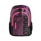 ARENA Spiky III Backpack 30 Mochila, Adultos Unisex, Plum-Neon_Pink (Multicolor), Talla Única