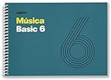 Additio Cuaderno de música Basic 6 pentagramas 9mm - azul