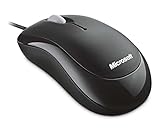 Microsoft Basic Optical Mouse - Ratón con cable, compatible con Mac y Windows, color negro