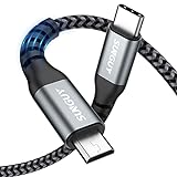 SUNGUY Cable USB C a Micro USB, carga dispositivos Micro USB 2.0, 0.5M USB Tipo C a Micro B Cable de Datos Compatible con MacBook (Pro), Samsung Galaxy S20/S9/S9+/S10,Moto Z/Z2, etc
