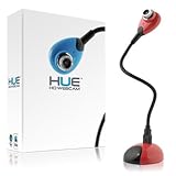 Cámara USB HUE HD para Windows y Mac (Rojo)