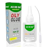 Rusoz Strong Glue, 1 boutèy 50 ml Inivèsèl Super Glue Instant Glue Siplemantè lakòl transparan lwil oliv lakòl fò lakòl pou tout bagay pou plizyè materyèl