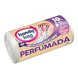 Handy Bag Bolsas de Basura 10 L Baño, Extra Resistentes, Perfumadas, 15 Bolsas