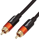 Amazon Basics - Cable de audio digital coaxial (2,4 m), Negro