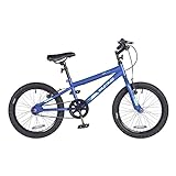 Wildtrak - Bicicleta 18 pulgadas para niños 6-8 años con frenos ajustables - Azul Eléctrico