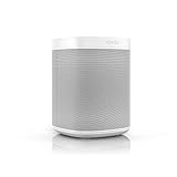 Sonos One altavoz inteligente con control por voz de Amazon Alexa & asistente de Google, conexión wifi y compatibilidad con AirPlay en dispositivos iOS, color blanco