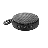 Vieta Pro Round Up - Altavoz inalámbrico (Bluetooth, radio FM, reproductor USB, entrada micro SD, auxiliar, micrófono integrado) negro