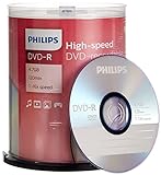 Philips DVD-R 4,7 GB / 120 Min / 16X Tarrina (100 Disc)
