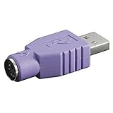 Nilox NX080500104 Adaptador de Cable USB 2.0 PS/2 Violeta - Adaptador para Cable (USB 2.0, PS/2, Male Connector/Female Connector, Violeta)