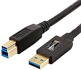 Amazon Basics - Cable USB 3.0 tipo A a tipo B (0,9 m)