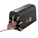 SNAWEN Piège à souris électronique, pièges à souris électriques réutilisables, piège à souris, attrape-rongeurs, piège à tuer les animaux à haute tension