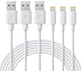 ilikable Cable iPhone 2M 3 Pack, [Certificado MFi] Cable Lightning Carga Rápida para iPhone SE 2020/11/11 Pro/12/13/XS/XS Max/XR/X/8/8 Plus/7/7 Plus/6, iPad Mini/Air, iPod, AirPods, Blanco