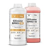 R PRO 10 Silicone liquide pour la fabrication de moules en silicone, caoutchouc de silicone 1:1 non toxique et rapide pour moules en résine, moulage, fabrication de résine, artisanat (2 kg)