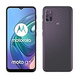 Motorola Moto g10 (écran Max Vision HD+ de 6.5 pouces, Qualcomm Snapdragon, système à 4 caméras 48MP, batterie 5000 mAH, double SIM, 4/64 Go, Android 11), gris [version ES/PT]
