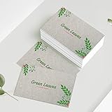Carduri de gazon biodegradabile personalizate de 400gr – Cărți de vizită ecologice pentru companii din hârtie reciclată – 250/500 și 1000 de unități