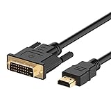 Rankie Cable Adaptador HDMI a DVI, 1,8m, Negro