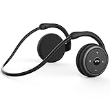 Auriculares Bluetooth 4.1 Deportivos Inalámbricos Cascos,Inalámbricos Running Impermeable Cascos Correr con Micrófono,Hi-Fi Sonido Estéreo,12 Horas de Juego,Gimnasio (Negro)