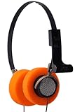 Star Lord - Auriculares estéreo hechos a mano Hi-Fi color naranja con malla de acero para cosplay con conector de 3,5 mm