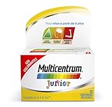 MULTICENTRUM Junior, Complemento Alimenticio Multivitamínico y Multimineral para Niños a Partir de 4 Años, Sin Gluten, 30 Comprimidos
