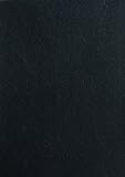 Pavo - Tapa para encuadernar (aspecto de cuero, tamaño DIN A3, 250 g/m², 100 unidades), color negro