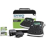 DYMO LabelManager 210D kit de etiquetadora portátil | teclado QWERTY | con etiquetas D1 de 12 mm de impresión negra sobre fondo blanco y maletín de transporte
