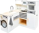 11464 Cocina infantil modular XL, small foot, de madera, cocina multifuncional, juego de rol, sistema modular , color/modelo surtido