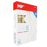 MP – Folis Din A4 80gr, 500 Fulles, Paper Blanc Premium per Impressora Multifunció, per Ús d'Oficina, Material Escolar, Paquet d'Impressió Multiusos