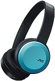 JVC HA-S30BT-A, Auriculares On-Ear, Inalámbrico, Negro y Azul