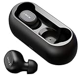 HOMSCAM - Auriculares Bluetooth inalámbricos con Bluetooth 5.0, deportivos In Ear con estuche de carga y micrófono, auriculares HiFi ligeros para Samsung, iPhone, iPad, Huawei, Sony, HTC