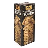 MY tradicionalna igra stolp z 48 lesenimi kosi v barvni darilni škatli