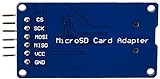 HiLetgo 5pcs Micro SD Storage Reader Module SD Card TF Card Memory Shield Adapter 6 Pin SPI Interface with Level Convert for Arduino Raspberry Pi