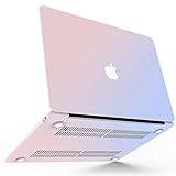 Estuche para MacBook Air M1, Estuche para MacBook Air de 13 pulgadas 2020 2019 2018 A2337 A2179 A1932, Carcasa Rígida de Plástico para Mac Air 2020 con Touch ID + 2 Cubiertas de Teclado, Rosa Azul
