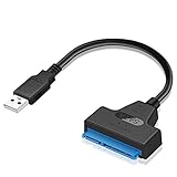 Arichtop SATA 3 Cable Adaptador de SATA a 6Gbps USB Durante 2,5 Pulgadas SSD Externa de Disco Duro HDD 22 Pin Sata III por Cable, 2.0,20cm USB
