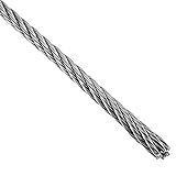 BeMatik - Cable de Acero Inoxidable de 4,0 mm en Bobina de 100 m