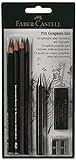 Faber-Castell 112997 - Zestaw ołówków grafitowych, akcesoria