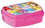 ALMACENESADAN, 0416, Boîte à Sandwich Rectangulaire Multicolore Disney Princess Adventure, 15x10x5,5 cm