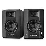 M-Audio BX4 BT – Monitores de estudio, altavoces Bluetooth de 4,5' 120W, altavoces para PC para producción musical, juegos, streaming, podcast, DJ